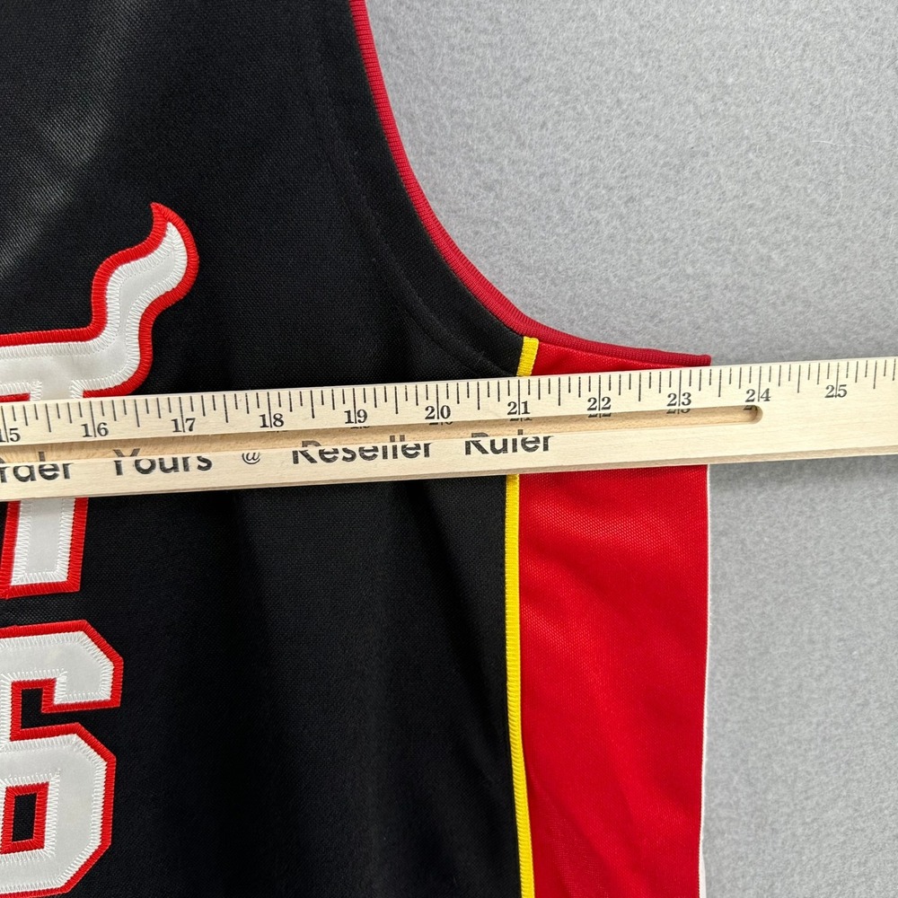 Adidas NBA Miami Heat Lebron James Jersey #6 Black SZ 54 NWT Streetwear Ball - Picture 8 of 11